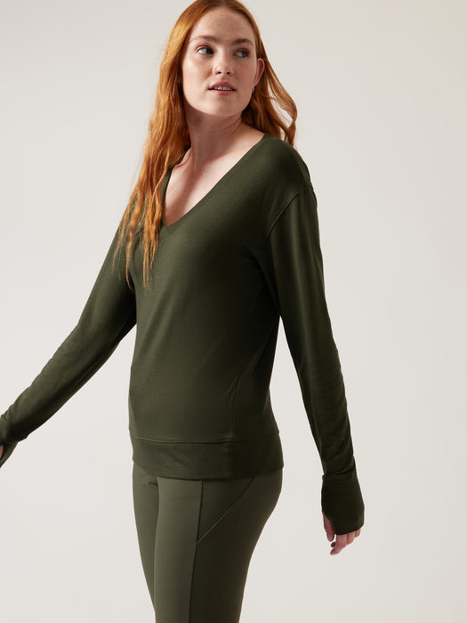 Sunrise V&#45Neck Sweatshirt