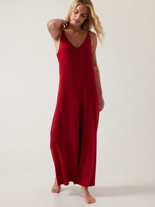 Nighttime Bliss Sleep V Neck Romper