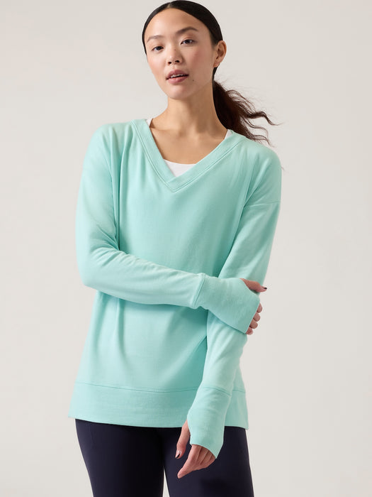 Coaster Luxe V&#45Neck Sweatshirt