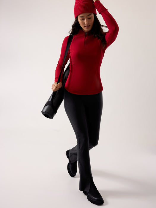 Salutation Half Zip - Candy Red