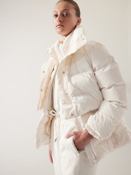 Legend Downtown Metallic Jacket - Magnolia White