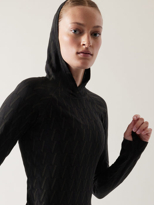 Legend Momentum Seamless Hoodie - Black