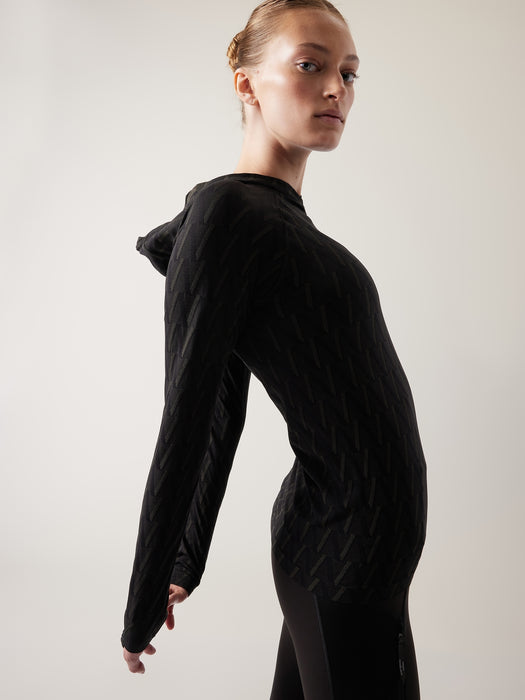 Legend Momentum Seamless Hoodie - Black