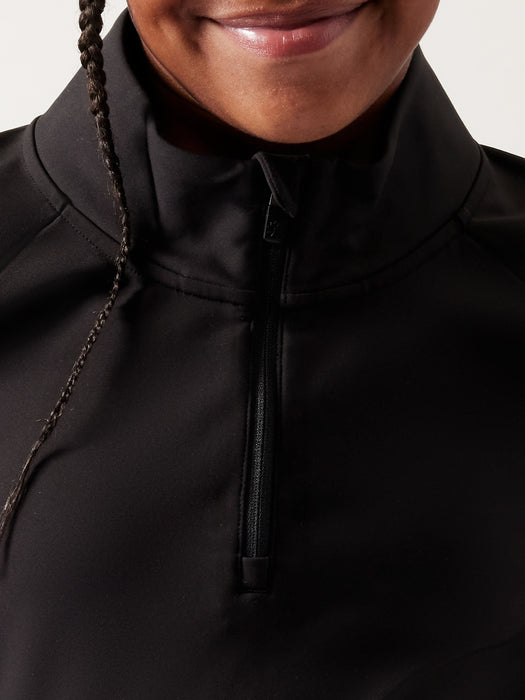 Athleta Girl Icebreaker Half Zip Top
