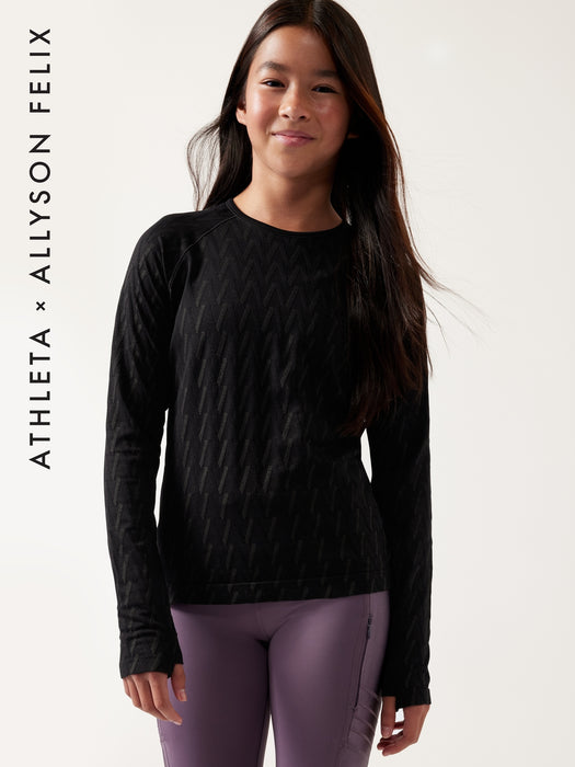 Athleta Girl Legend Power Up Top - Black