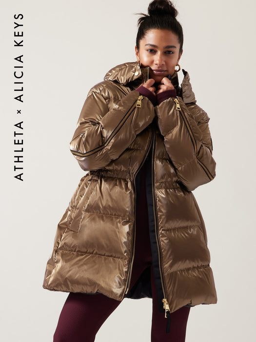 Keys Golden Aura Puffer
