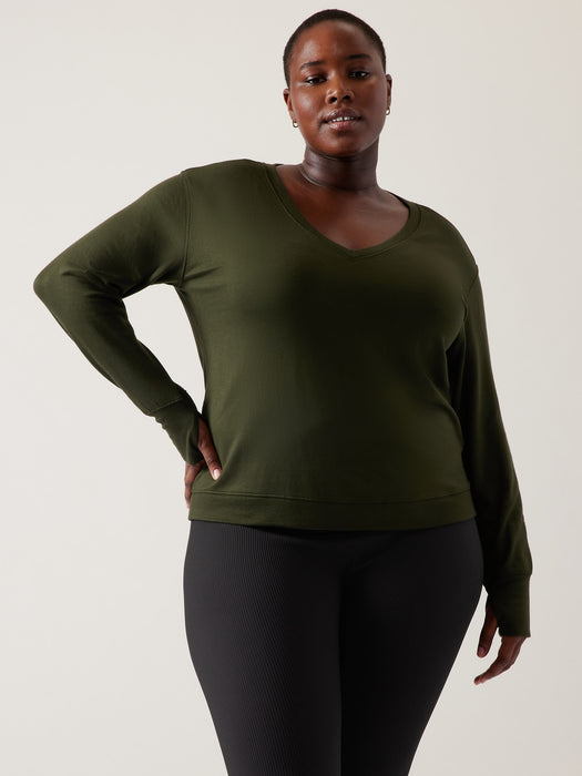 Sunrise V&#45Neck Sweatshirt