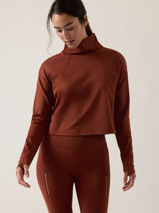 Whistler Mock Neck Top