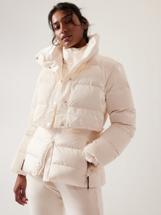 Legend Downtown Metallic Jacket - Magnolia White