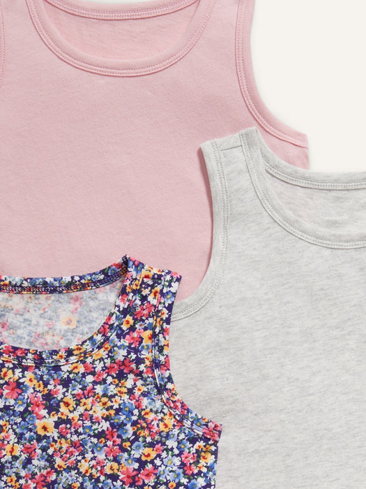 3-Pack Tank Top for Toddler Girls