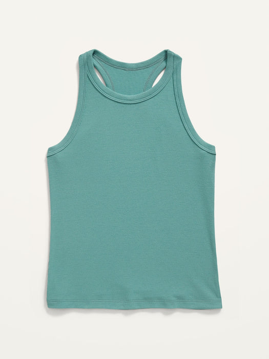 UltraLite Racerback Rib-Knit Performance Tank for Girls