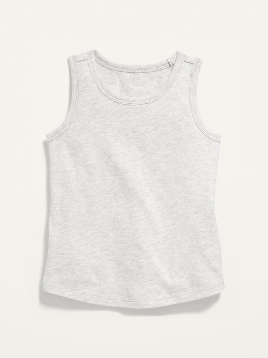 Solid Tank Top for Toddler Girls - Gray
