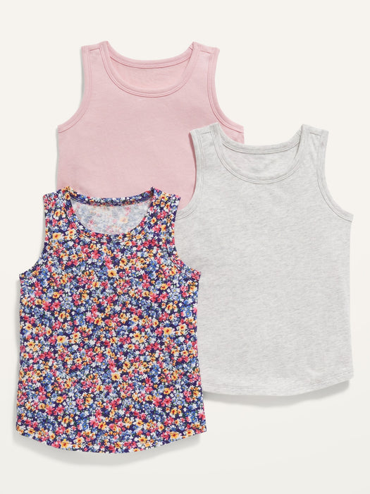 3-Pack Tank Top for Toddler Girls