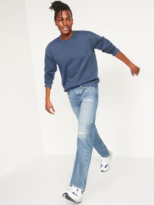 Original Loose Non-Stretch Gender-Neutral Ripped Jeans for Adults