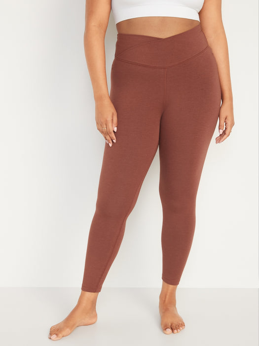 Extra High-Waisted PowerChill Crossover 7/8-Length Leggings for Women