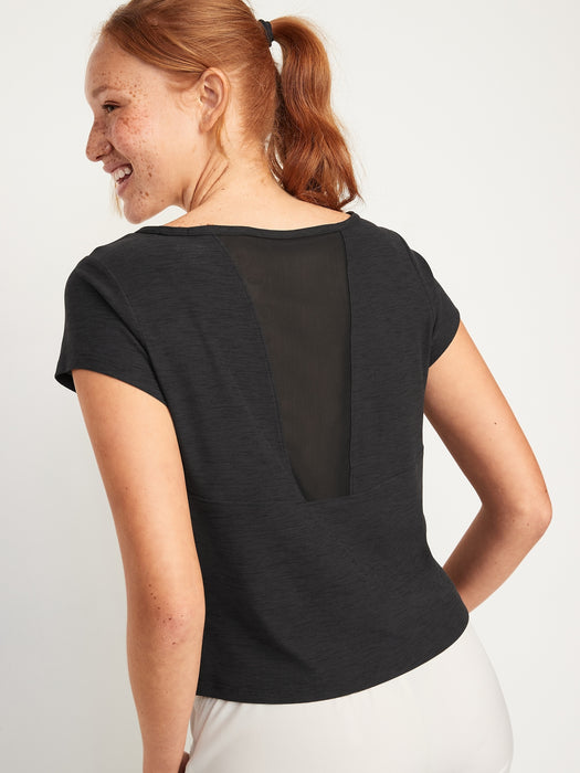 Breathe ON Mesh-Back T-Shirt for Women