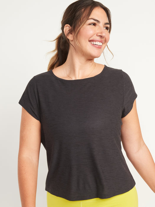 Breathe ON Mesh-Back T-Shirt for Women