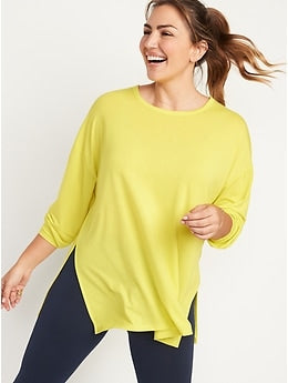 Long-Sleeve UltraLite All-Day Performance Tunic T-Shirt for Women