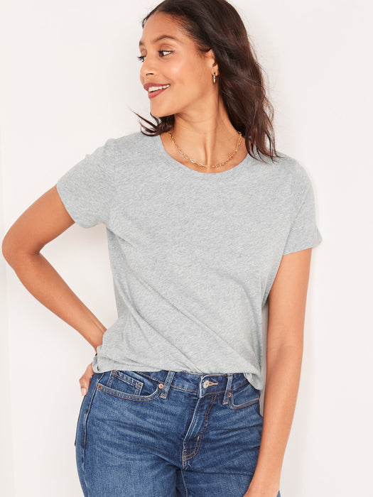 EveryWear Crew-Neck T-Shirt for Women - Gray