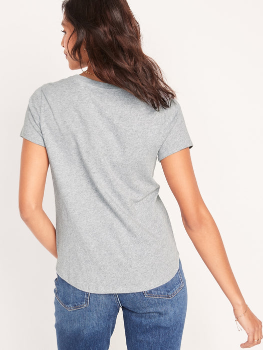 EveryWear Crew-Neck T-Shirt for Women - Gray