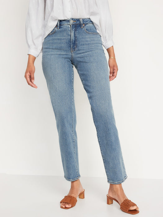 High-Waisted O.G. Loose Jeans for Women - Blue