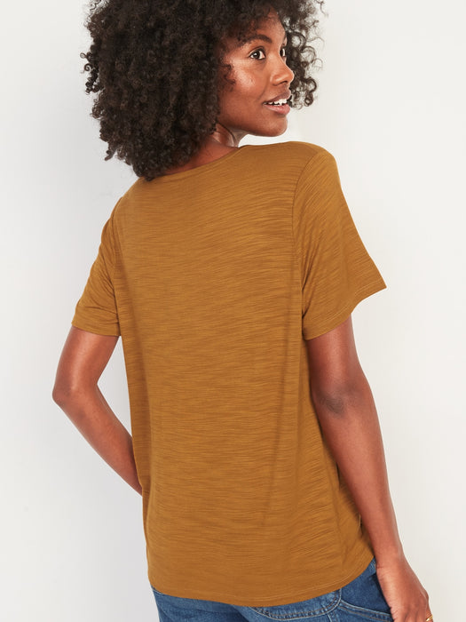 Luxe V-Neck T-Shirt for Women