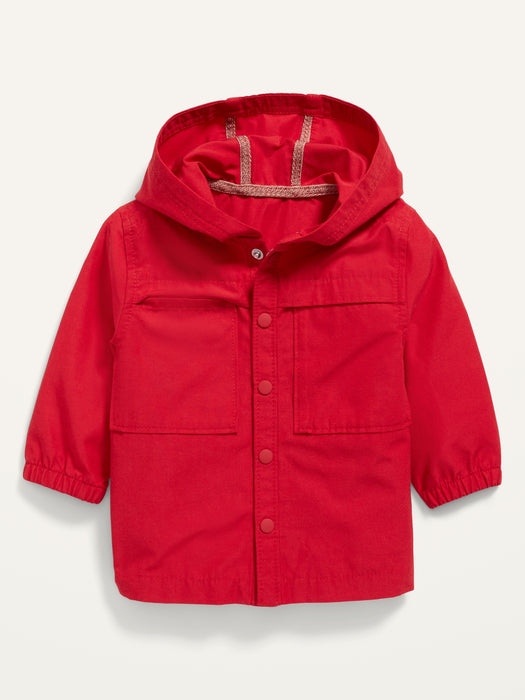 Unisex Hooded Hybrid Shacket for Baby