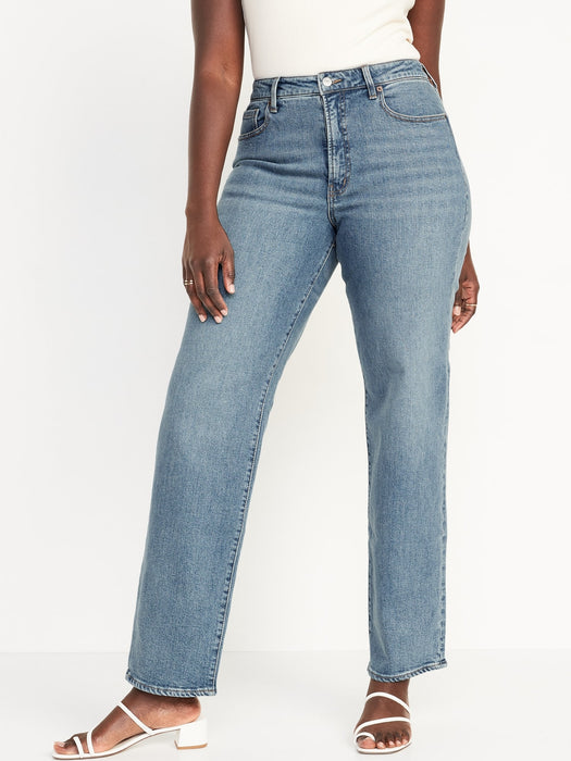 High-Waisted O.G. Loose Jeans for Women - Blue