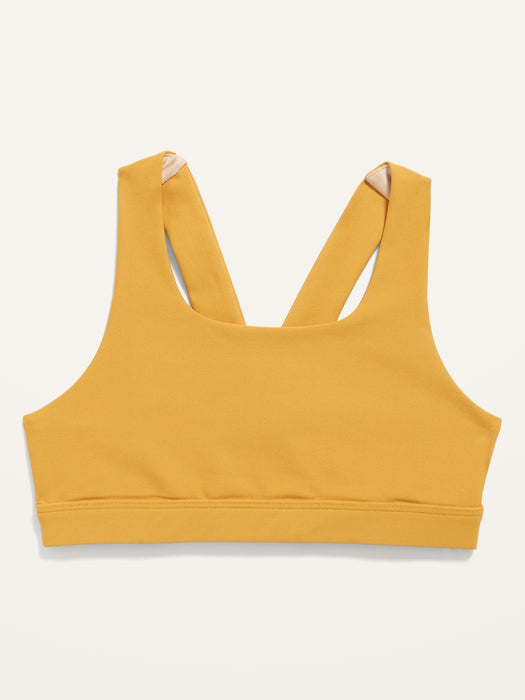 PowerSoft V-Back Sports Bra for Girls - Green