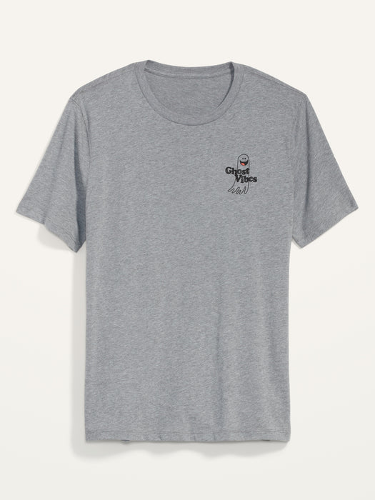 Matching Graphic T-Shirt for Men - Gray