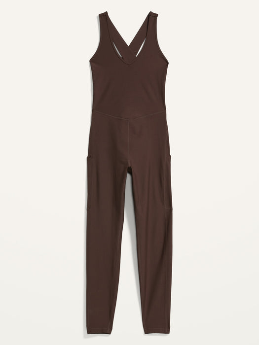PowerSoft Sleeveless Open-Back Bodysuit for Women -- 25-inch inseam