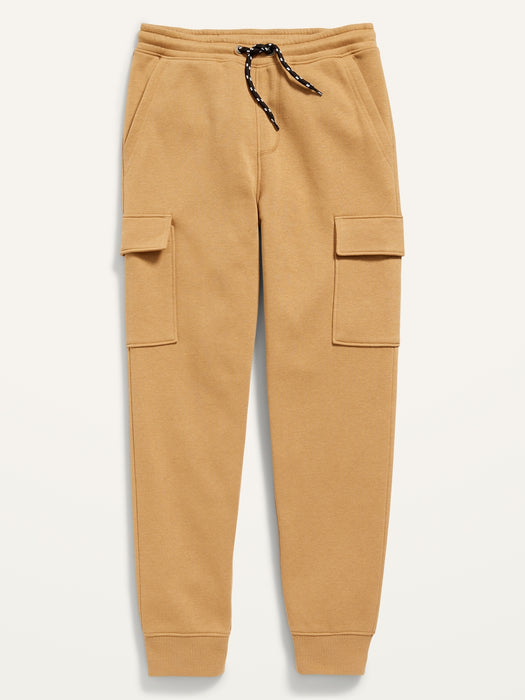 Cargo Jogger Sweatpants for Boys - Yellow