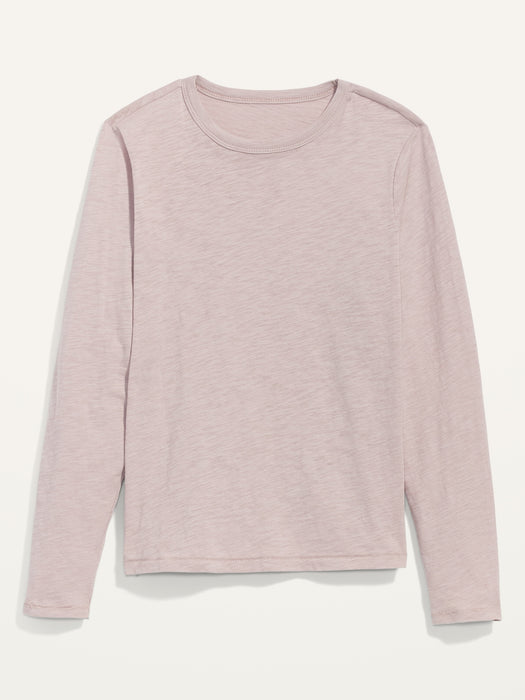 EveryWear Slub-Knit Long-Sleeved T-Shirt for Women