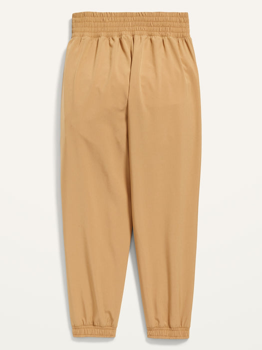 High-Waisted StretchTech Zip-Pocket Jogger Performance Pants for Girls
