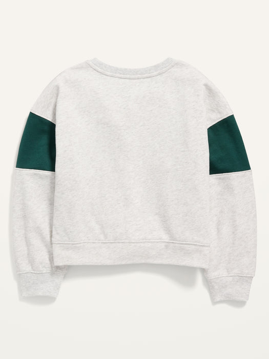Graphic Crew-Neck Sweatshirt for Girls