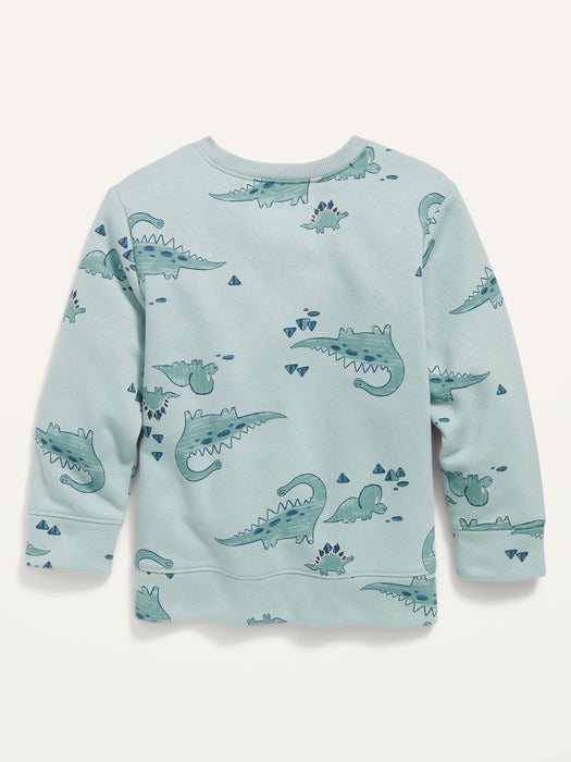 Unisex Crew-Neck Sweatshirt for Toddler - Green