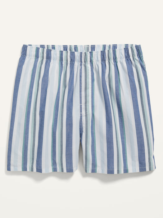 Soft-Washed Boxer Shorts for Men -- 3.75-inch inseam - Blue