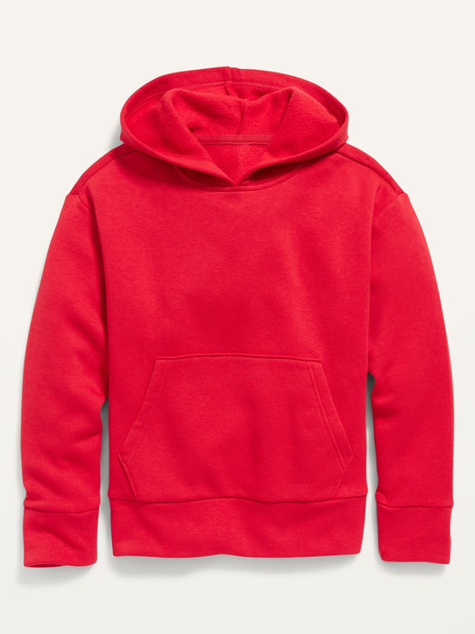 Gender-Neutral Pullover Hoodie for Kids - Red
