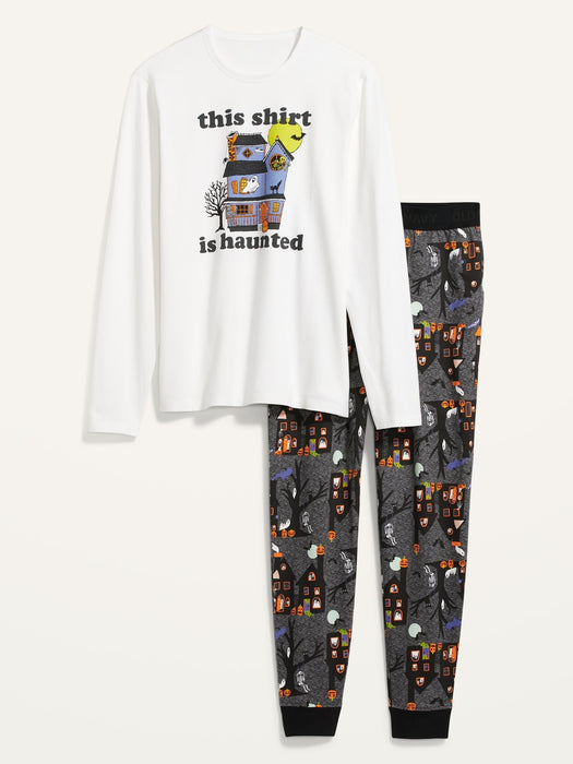 Matching Halloween Pajama Set for Men - Multi