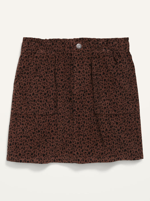 High-Waisted Corduroy Skirt for Girls