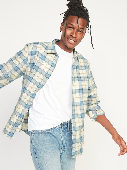Regular-Fit Non-Stretch Everyday Oxford Shirt for Men