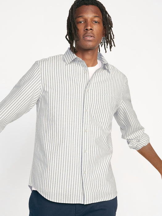 Regular-Fit Non-Stretch Everyday Oxford Shirt for Men
