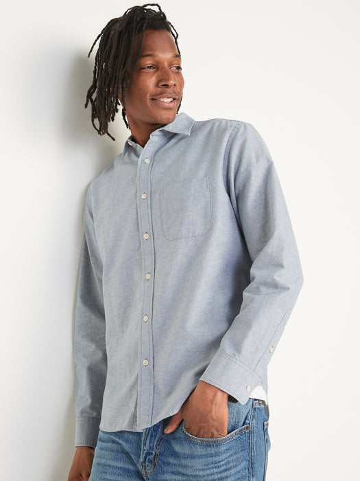 Regular-Fit Non-Stretch Everyday Oxford Shirt for Men