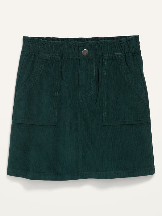 High-Waisted Corduroy Skirt for Girls