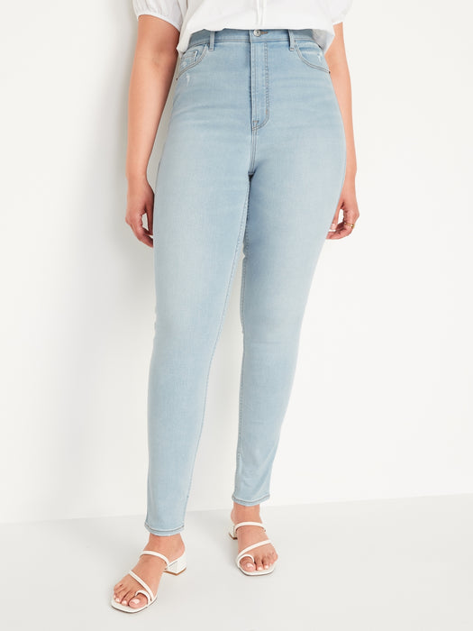 Extra High-Waisted Rockstar 360° Stretch Super-Skinny Jeans for Women