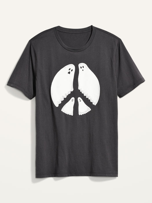 Matching Graphic T-Shirt for Men - Black