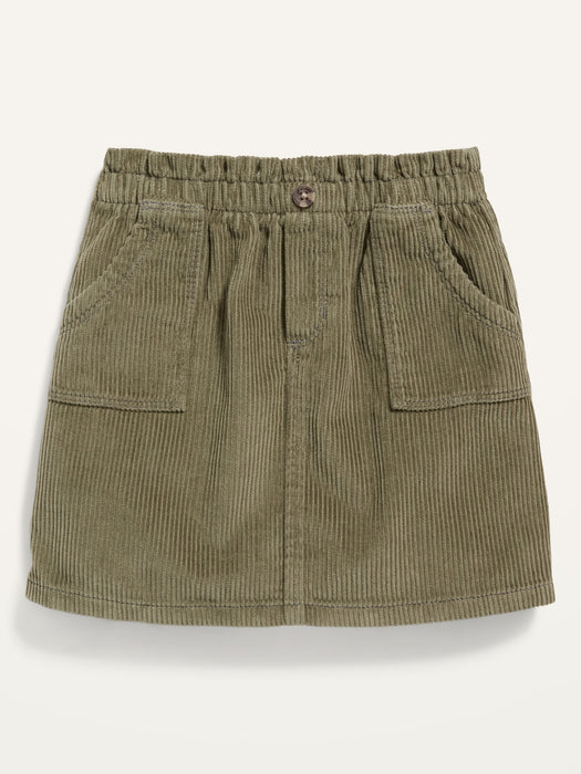 Corduroy Utility Skirt for Toddler Girls