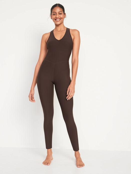 PowerSoft Sleeveless Open-Back Bodysuit for Women -- 25-inch inseam