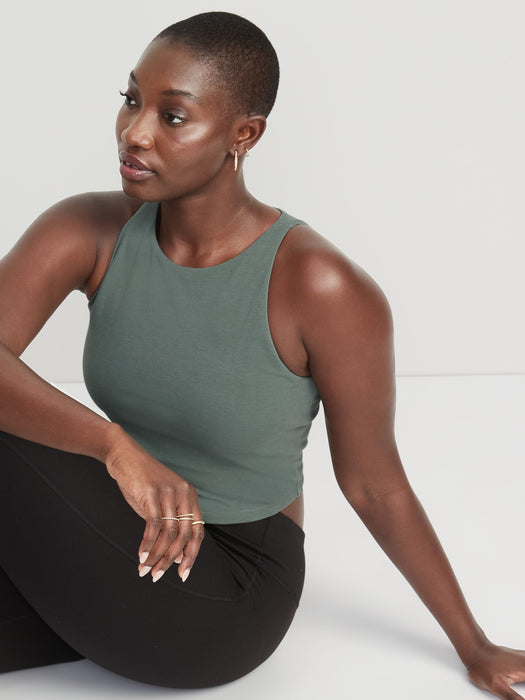 Light Support PowerChill Longline Sports Bra Tank for Women