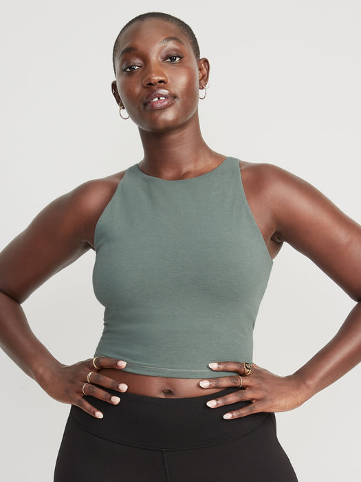 Light Support PowerChill Longline Sports Bra Tank for Women